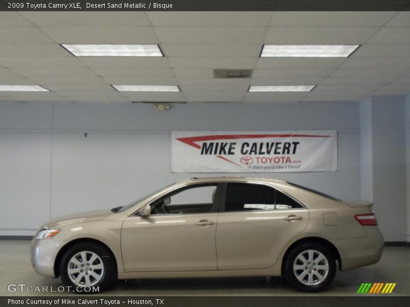 Desert Sand Metallic / Bisque 2009 Toyota Camry XLE