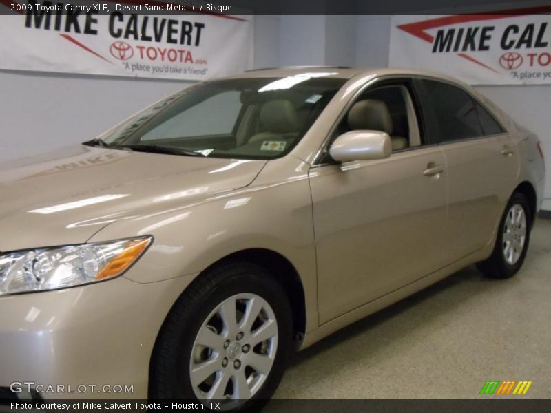 Desert Sand Metallic / Bisque 2009 Toyota Camry XLE