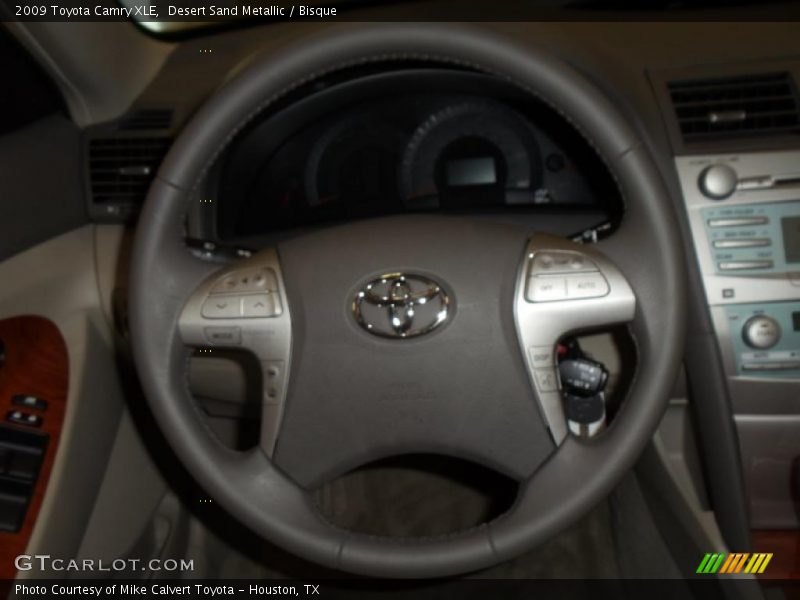 Desert Sand Metallic / Bisque 2009 Toyota Camry XLE