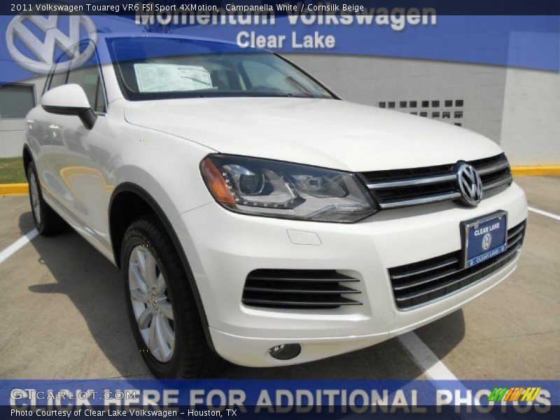Campanella White / Cornsilk Beige 2011 Volkswagen Touareg VR6 FSI Sport 4XMotion