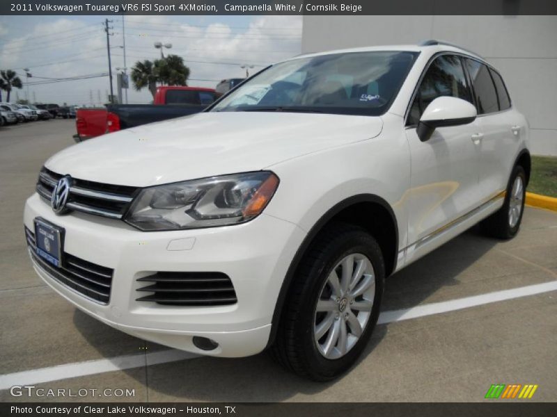 Campanella White / Cornsilk Beige 2011 Volkswagen Touareg VR6 FSI Sport 4XMotion