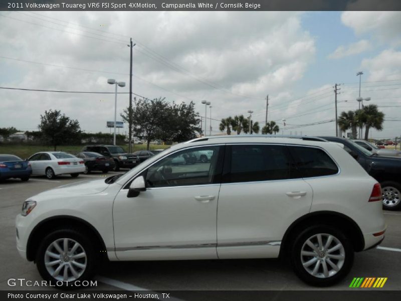 Campanella White / Cornsilk Beige 2011 Volkswagen Touareg VR6 FSI Sport 4XMotion