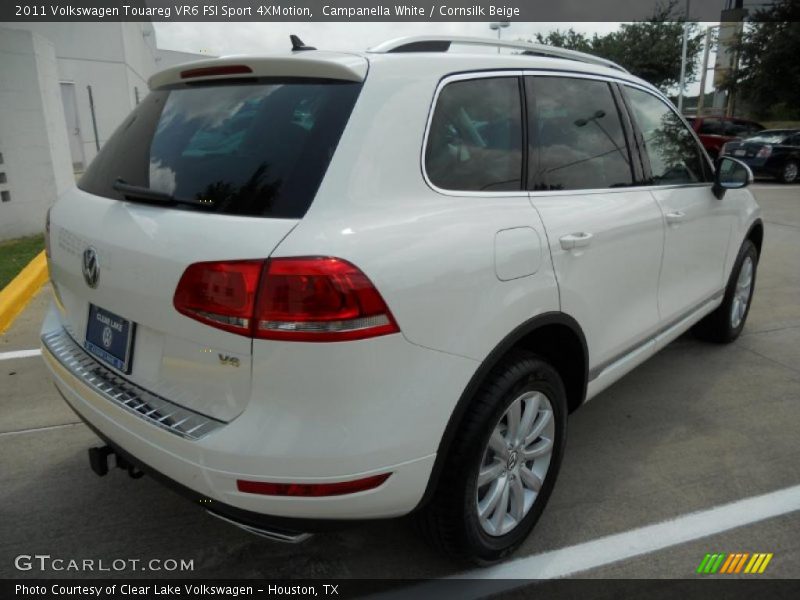 Campanella White / Cornsilk Beige 2011 Volkswagen Touareg VR6 FSI Sport 4XMotion