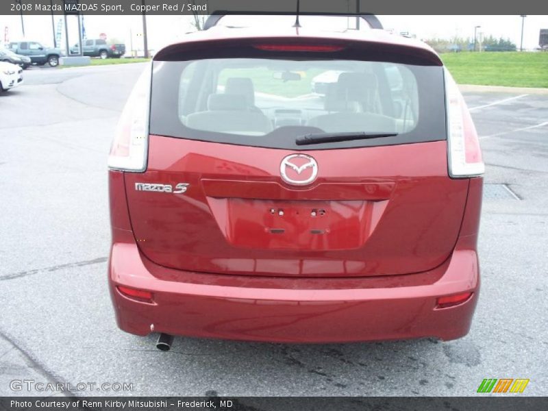  2008 MAZDA5 Sport Copper Red