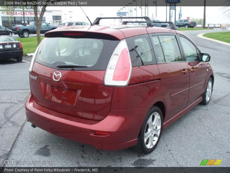 Copper Red / Sand 2008 Mazda MAZDA5 Sport