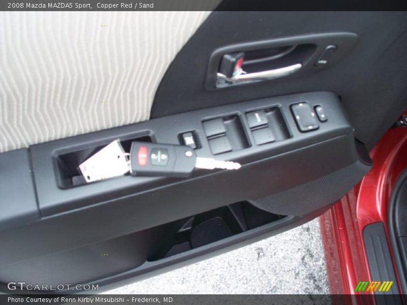 Copper Red / Sand 2008 Mazda MAZDA5 Sport