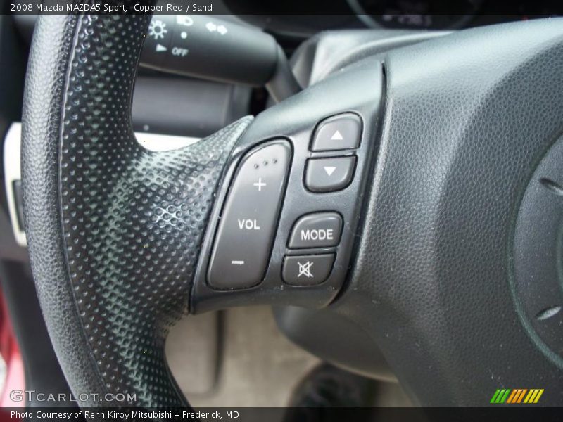 Controls of 2008 MAZDA5 Sport