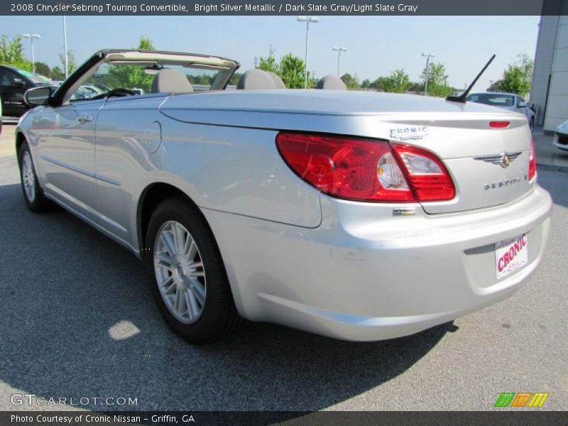 Bright Silver Metallic / Dark Slate Gray/Light Slate Gray 2008 Chrysler Sebring Touring Convertible