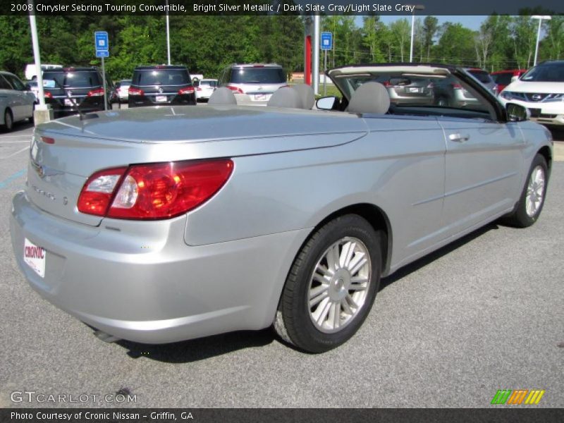 Bright Silver Metallic / Dark Slate Gray/Light Slate Gray 2008 Chrysler Sebring Touring Convertible