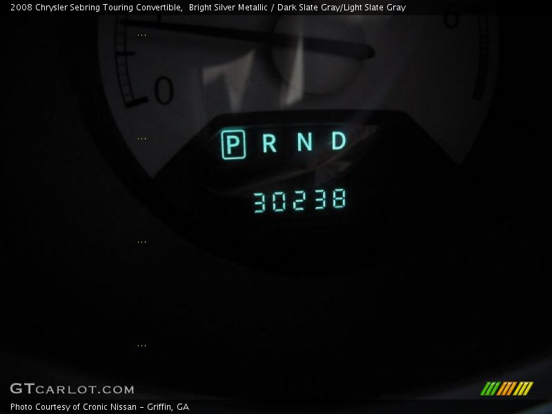 Bright Silver Metallic / Dark Slate Gray/Light Slate Gray 2008 Chrysler Sebring Touring Convertible