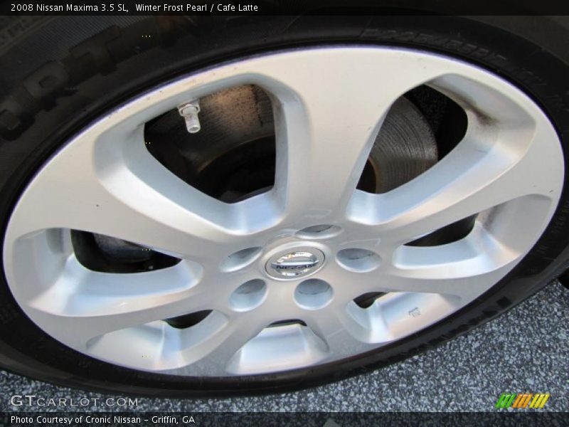 Winter Frost Pearl / Cafe Latte 2008 Nissan Maxima 3.5 SL