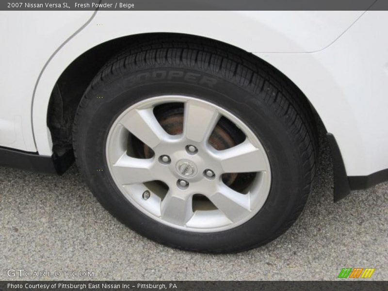 Fresh Powder / Beige 2007 Nissan Versa SL