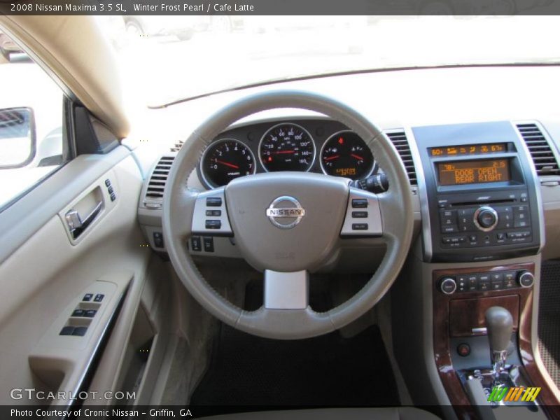 Dashboard of 2008 Maxima 3.5 SL