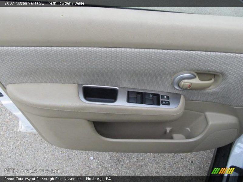 Fresh Powder / Beige 2007 Nissan Versa SL