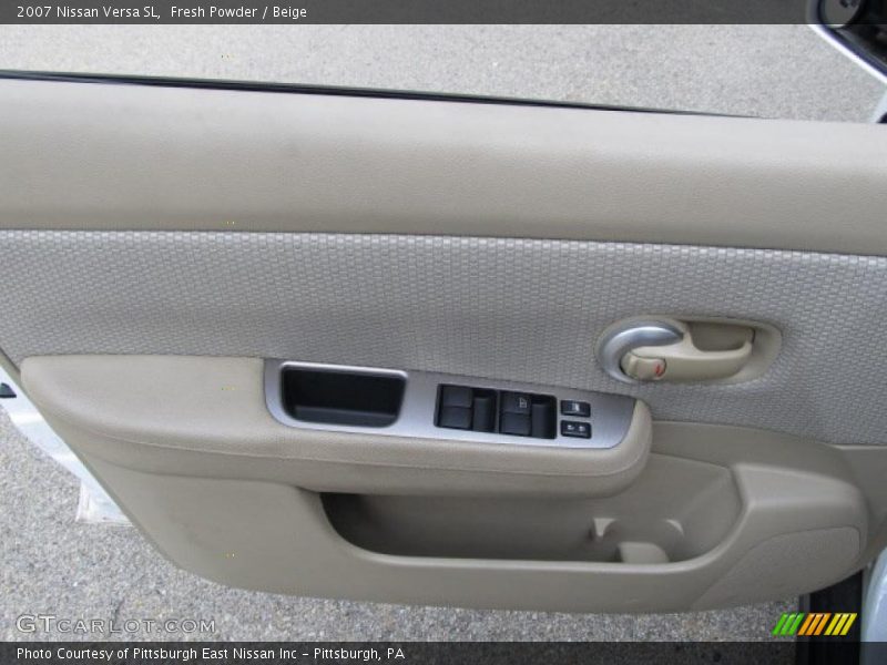 Fresh Powder / Beige 2007 Nissan Versa SL