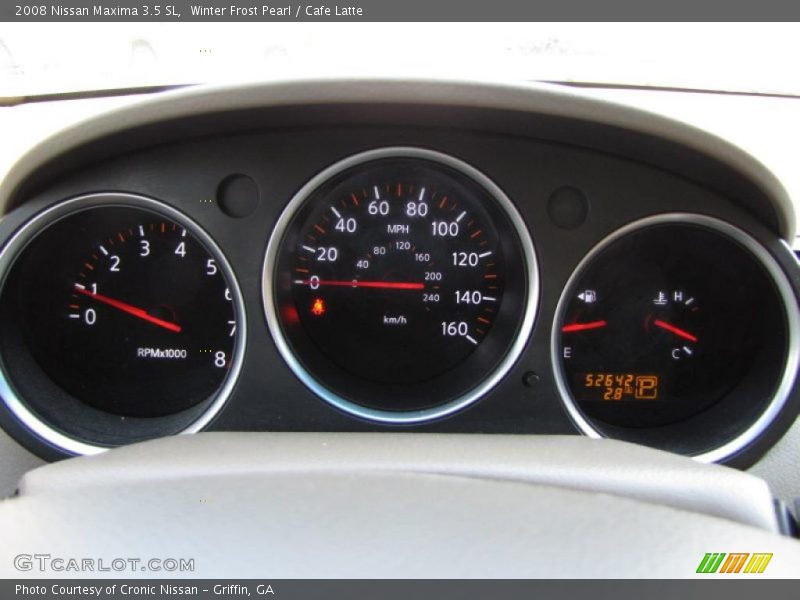  2008 Maxima 3.5 SL 3.5 SL Gauges