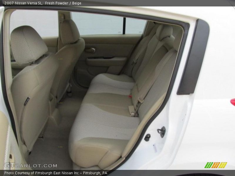 Fresh Powder / Beige 2007 Nissan Versa SL