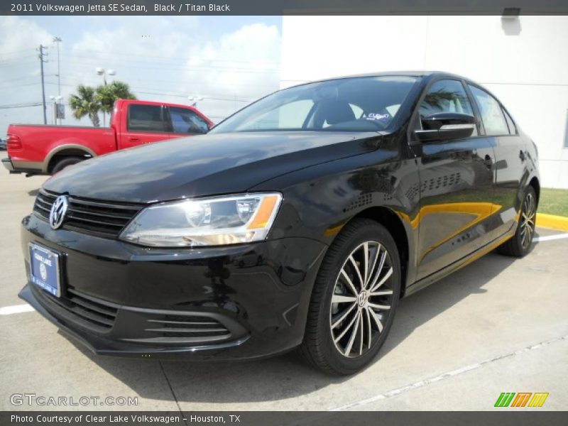 Black / Titan Black 2011 Volkswagen Jetta SE Sedan
