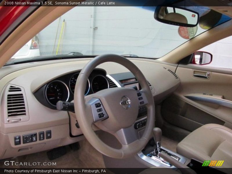 Sonoma Sunset Metallic / Cafe Latte 2008 Nissan Maxima 3.5 SE