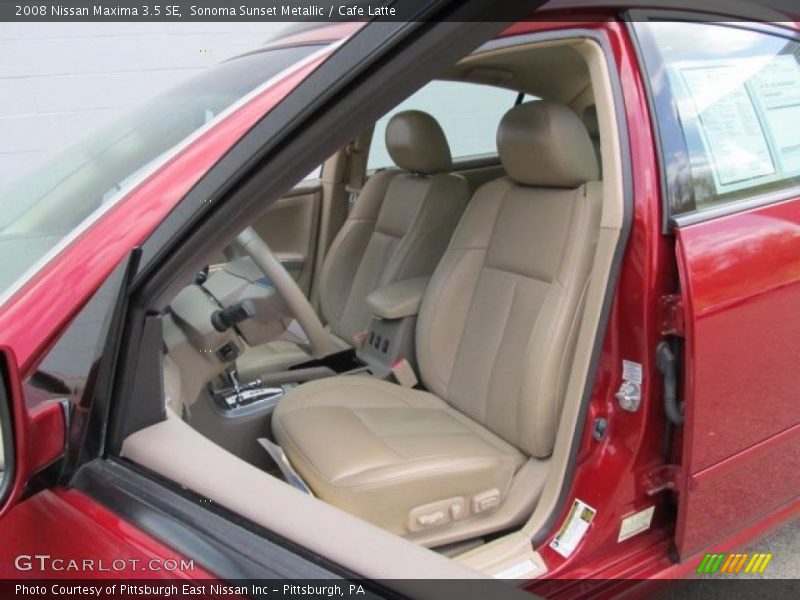 Sonoma Sunset Metallic / Cafe Latte 2008 Nissan Maxima 3.5 SE
