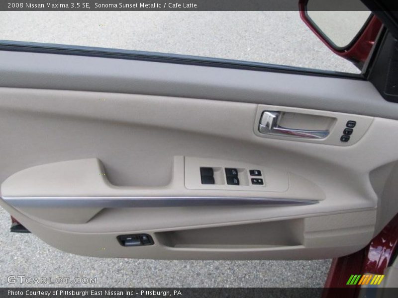 Sonoma Sunset Metallic / Cafe Latte 2008 Nissan Maxima 3.5 SE