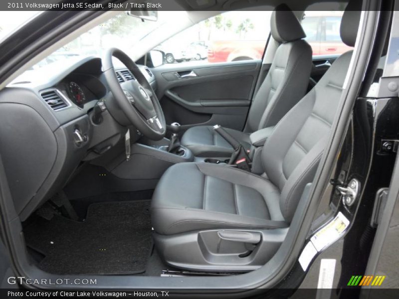  2011 Jetta SE Sedan Titan Black Interior