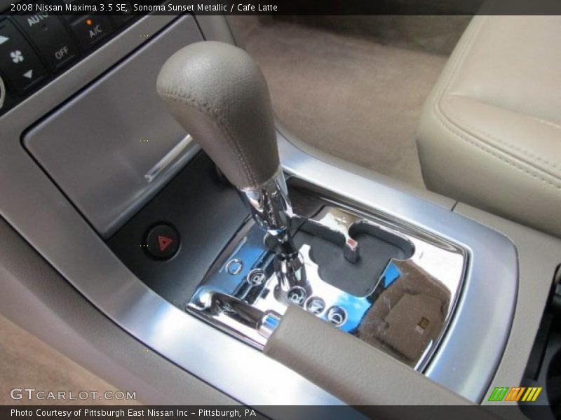 Sonoma Sunset Metallic / Cafe Latte 2008 Nissan Maxima 3.5 SE