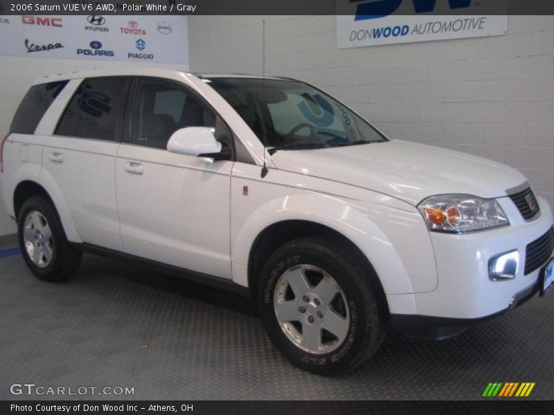 Polar White / Gray 2006 Saturn VUE V6 AWD