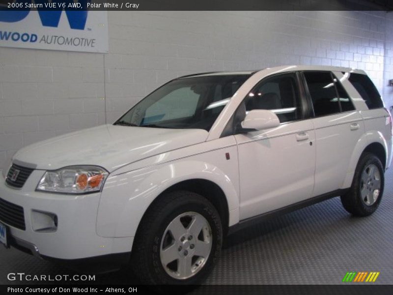Polar White / Gray 2006 Saturn VUE V6 AWD
