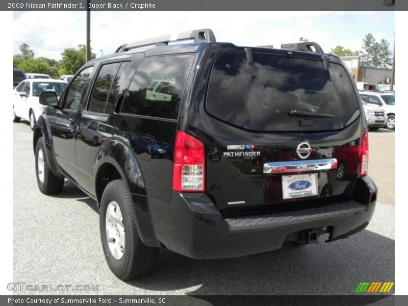 Super Black / Graphite 2009 Nissan Pathfinder S