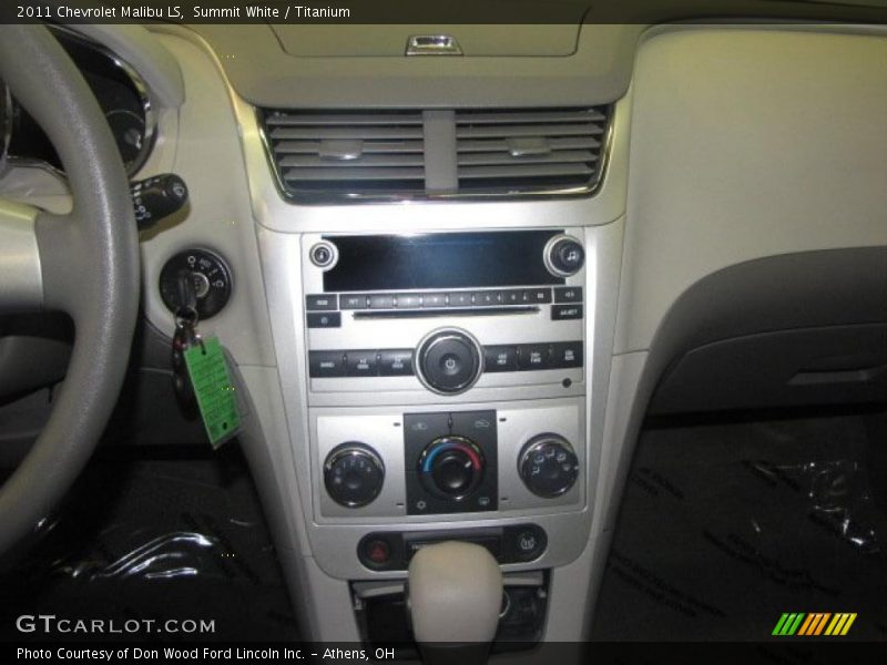 Summit White / Titanium 2011 Chevrolet Malibu LS