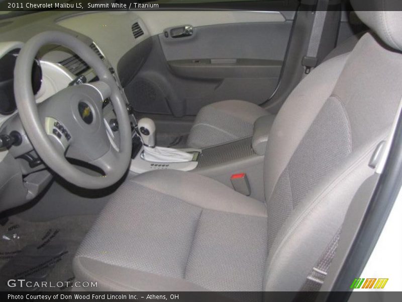 Summit White / Titanium 2011 Chevrolet Malibu LS