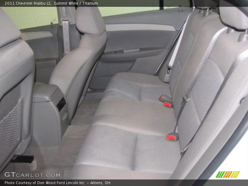 Summit White / Titanium 2011 Chevrolet Malibu LS