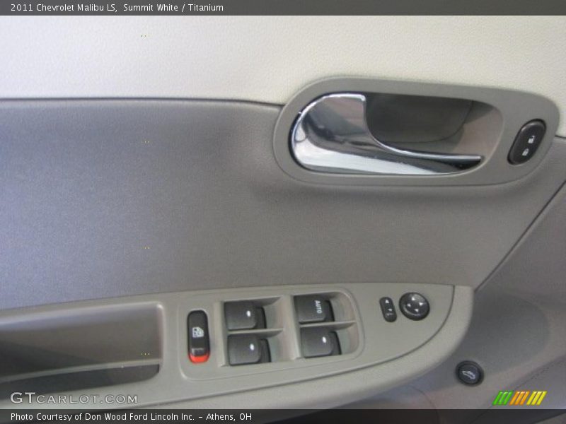 Summit White / Titanium 2011 Chevrolet Malibu LS