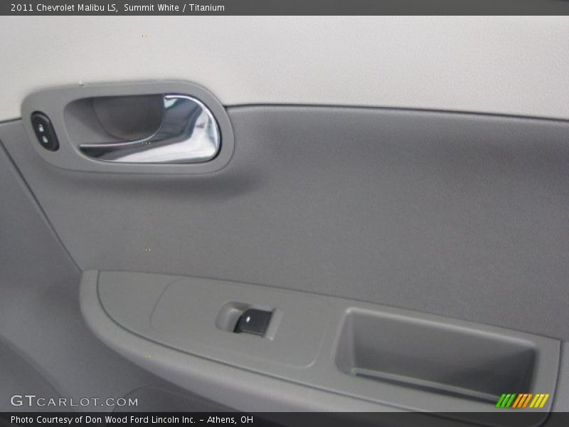 Summit White / Titanium 2011 Chevrolet Malibu LS