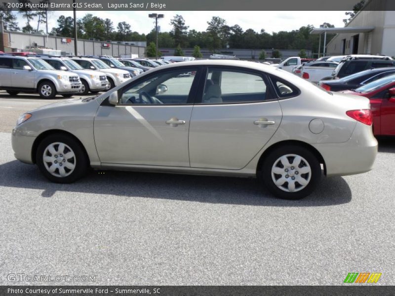 Laguna Sand / Beige 2009 Hyundai Elantra GLS Sedan