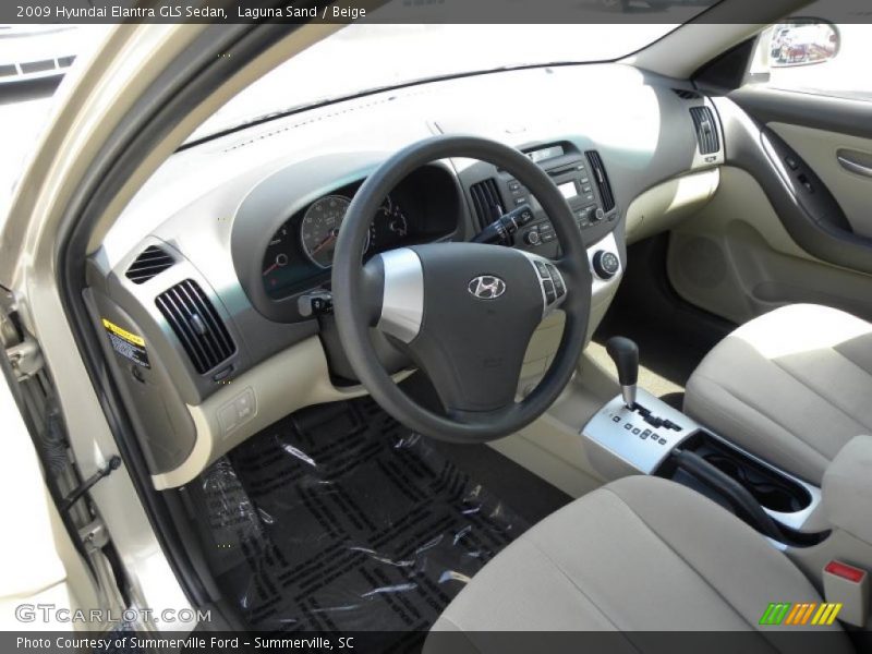 Laguna Sand / Beige 2009 Hyundai Elantra GLS Sedan