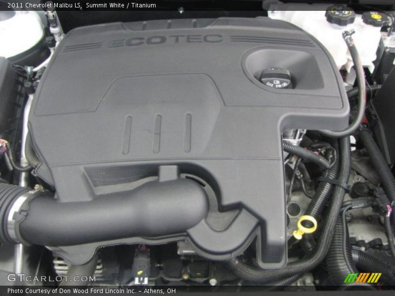 Summit White / Titanium 2011 Chevrolet Malibu LS