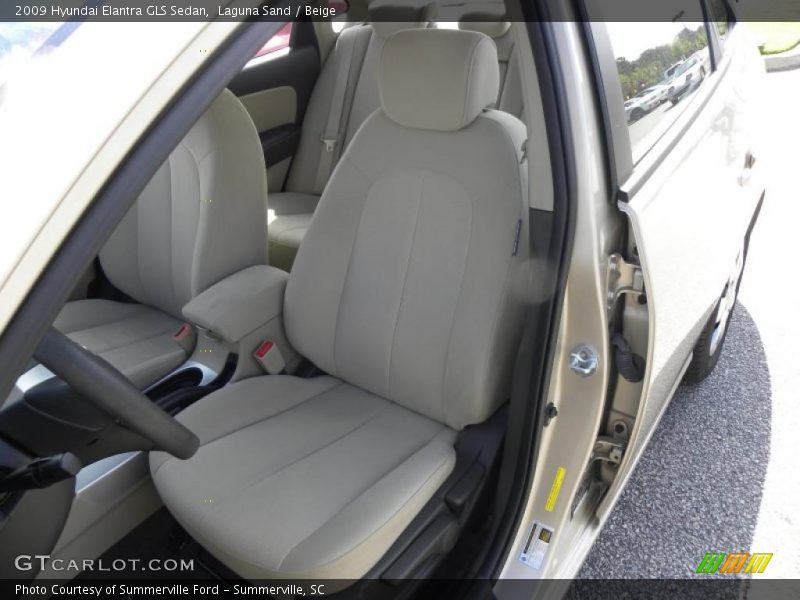 Laguna Sand / Beige 2009 Hyundai Elantra GLS Sedan