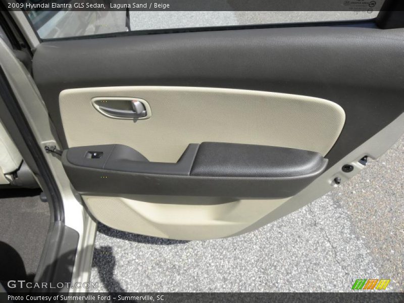 Laguna Sand / Beige 2009 Hyundai Elantra GLS Sedan