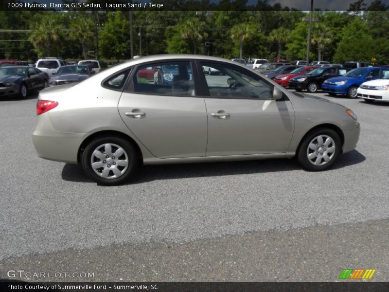 Laguna Sand / Beige 2009 Hyundai Elantra GLS Sedan