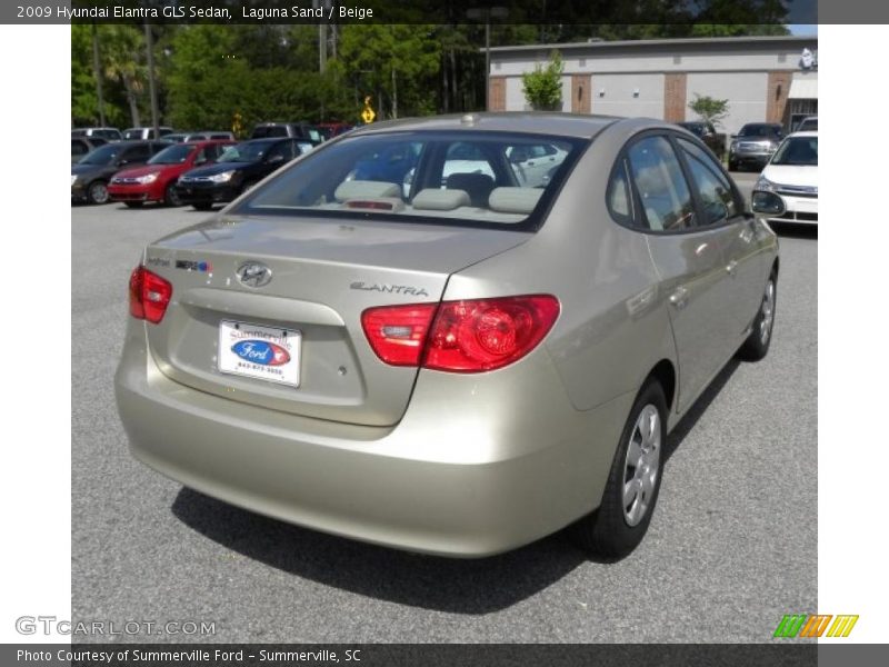 Laguna Sand / Beige 2009 Hyundai Elantra GLS Sedan