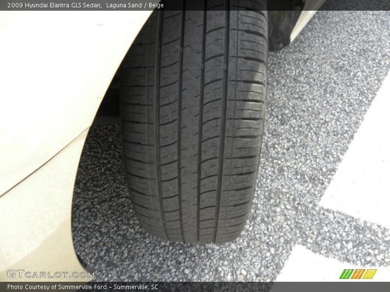 Laguna Sand / Beige 2009 Hyundai Elantra GLS Sedan