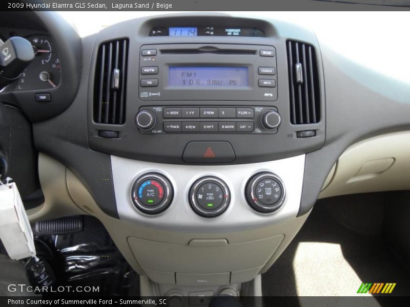 Laguna Sand / Beige 2009 Hyundai Elantra GLS Sedan