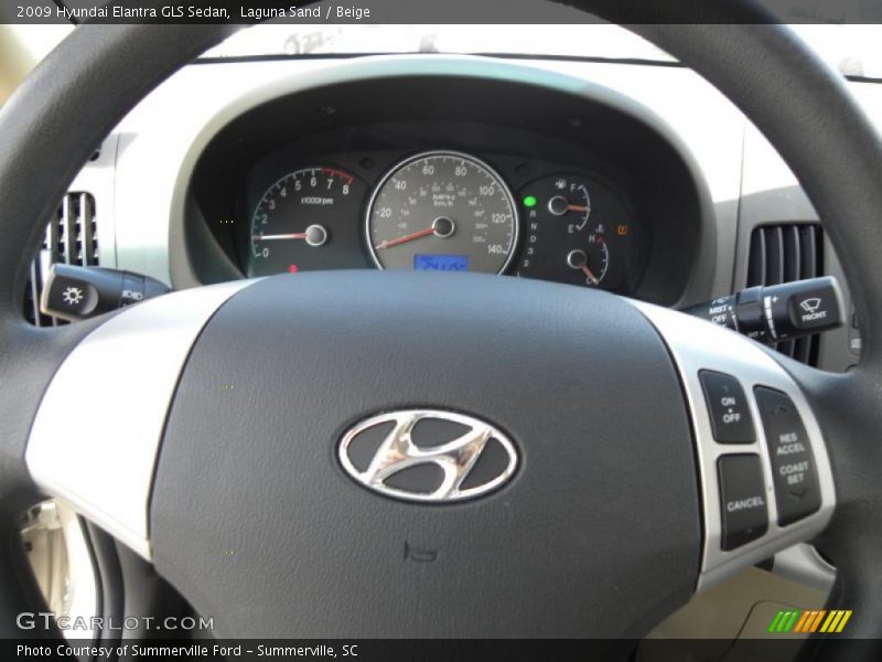 Laguna Sand / Beige 2009 Hyundai Elantra GLS Sedan