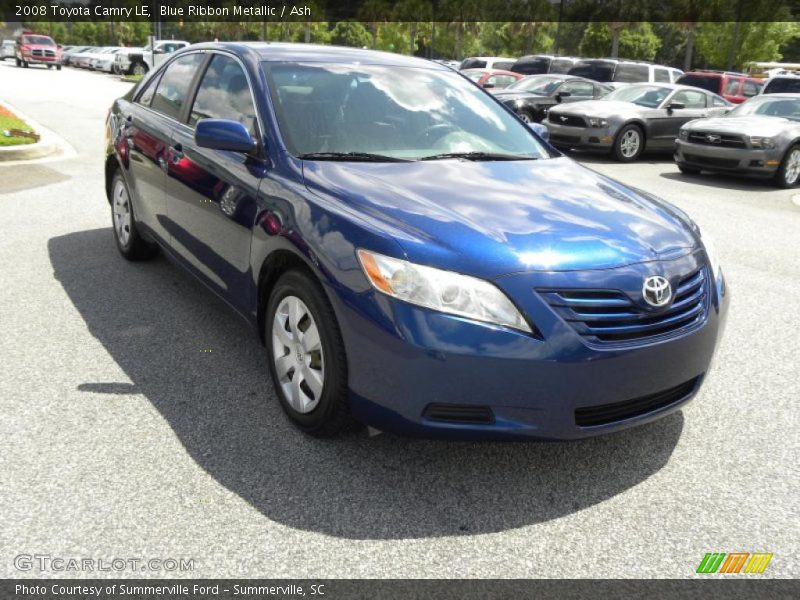 Blue Ribbon Metallic / Ash 2008 Toyota Camry LE