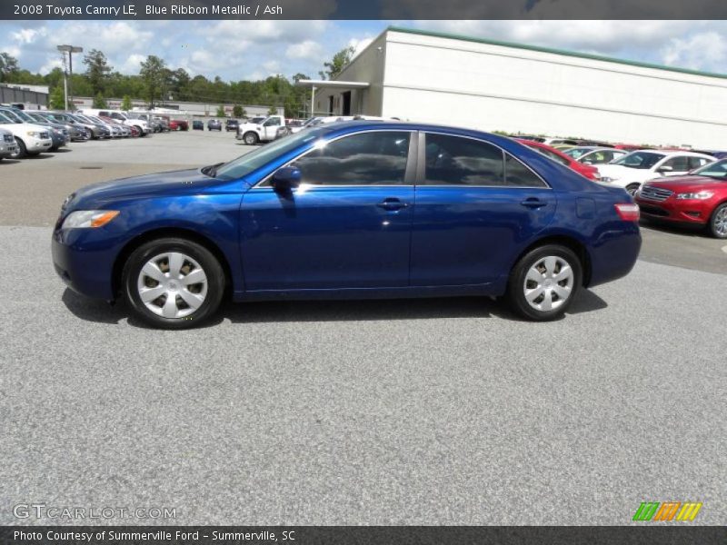 Blue Ribbon Metallic / Ash 2008 Toyota Camry LE