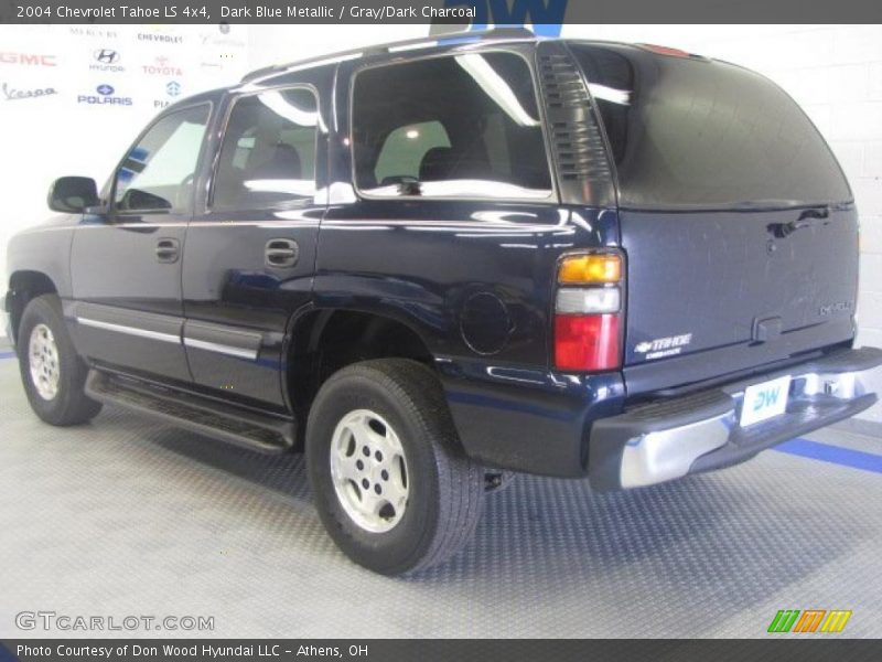 Dark Blue Metallic / Gray/Dark Charcoal 2004 Chevrolet Tahoe LS 4x4
