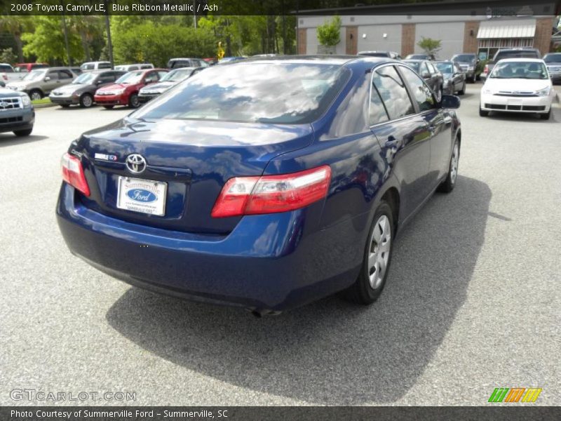 Blue Ribbon Metallic / Ash 2008 Toyota Camry LE