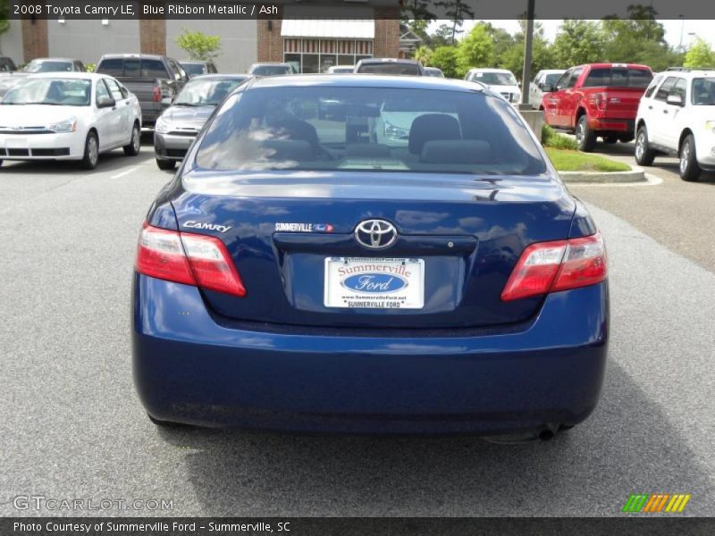 Blue Ribbon Metallic / Ash 2008 Toyota Camry LE